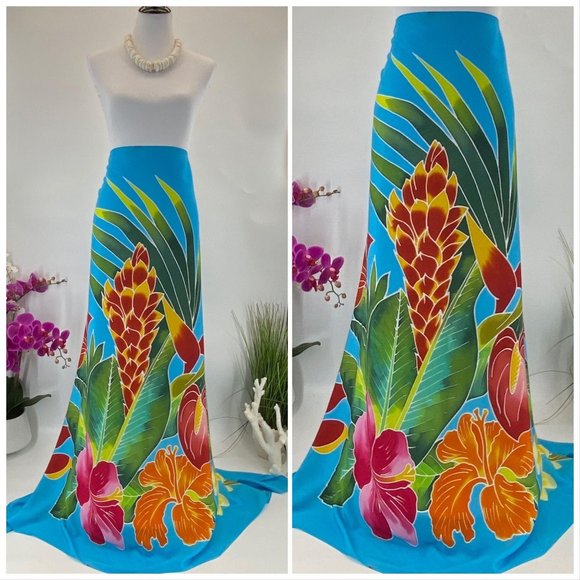 Vintage Aloha 1968 Other - SARONG Pareo Lavalava Beach Skirt Summer Scarf